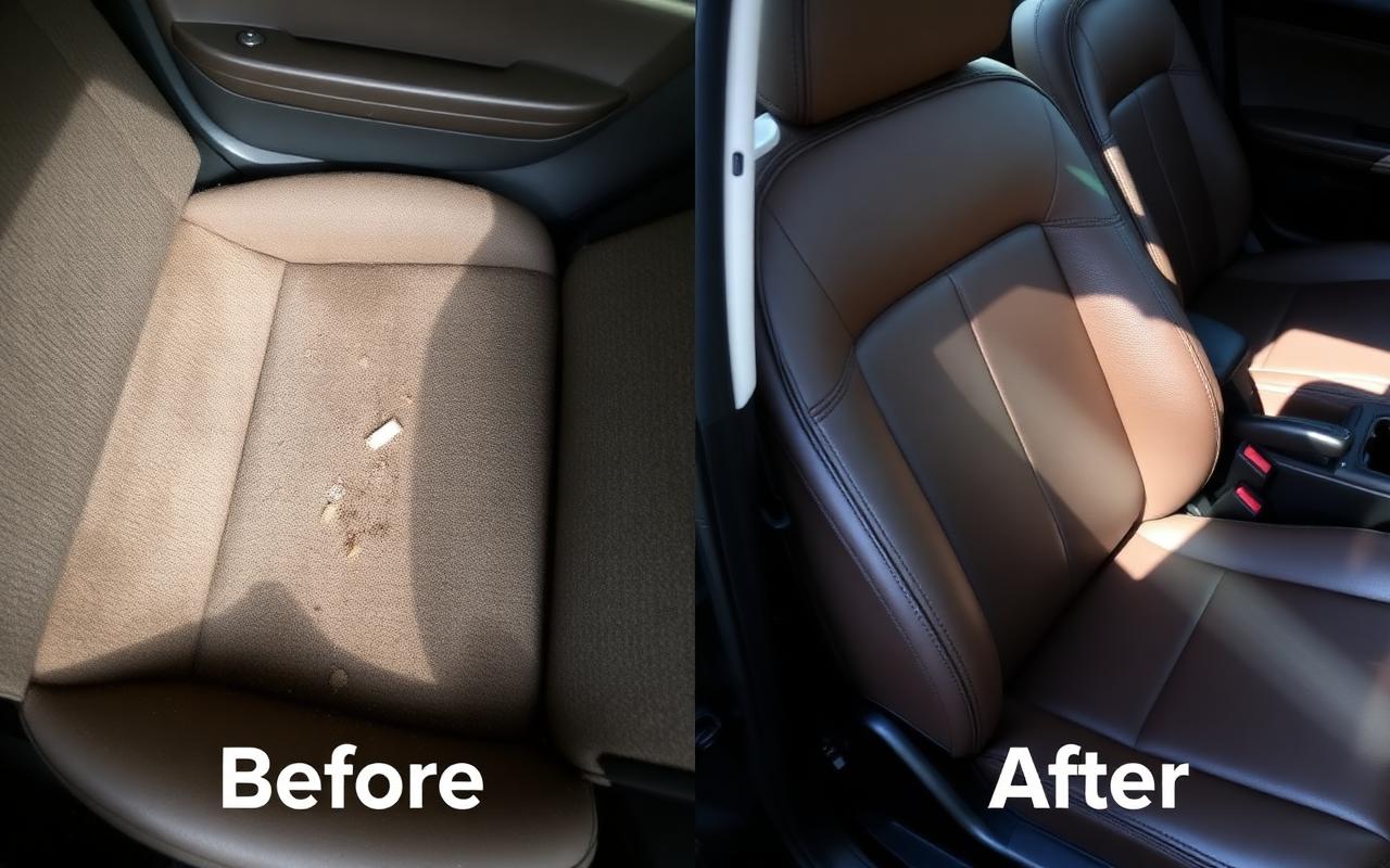 Interior Reset before and after